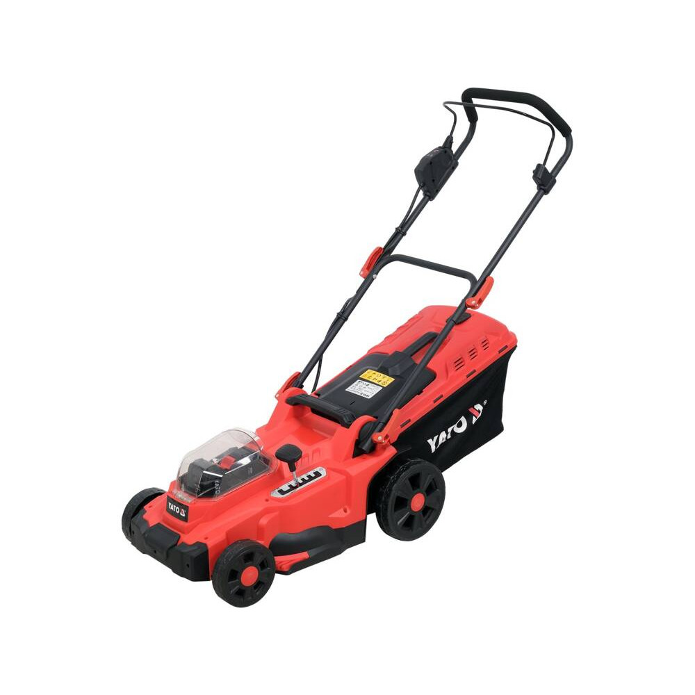 Yato Akkus fűnyíró 2 x 18 V 370 mm (2 x 4,0 Ah akksi + töltő) (YT-85222)
