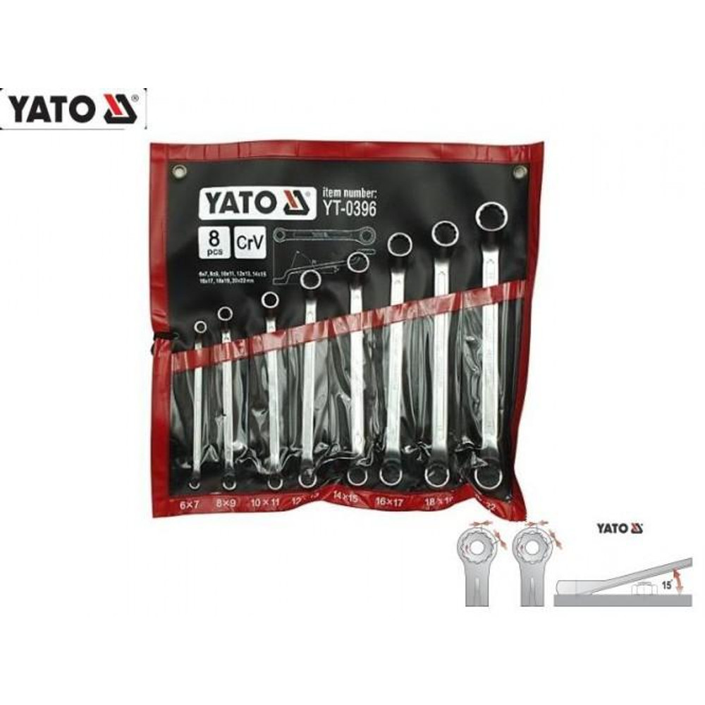 Yato Csillagkulcs készlet 8 részes (YT-0396)