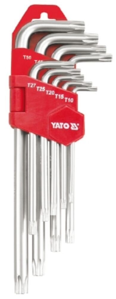 Yato Torxkulcs készlet hosszú 9db-os T10-T50 (YT-0512)