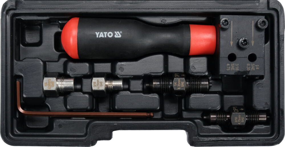 Yato kézi fékcső peremező készlet 6 részes (YT-06086)