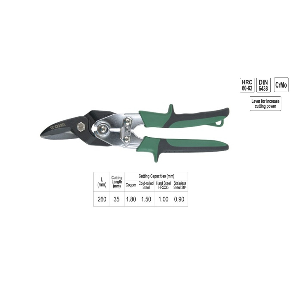 Yato Lemezvágó olló 260mm CrMo (YT-1911) Yato Lemezvágó olló 260mm CrMo (YT-1911)
