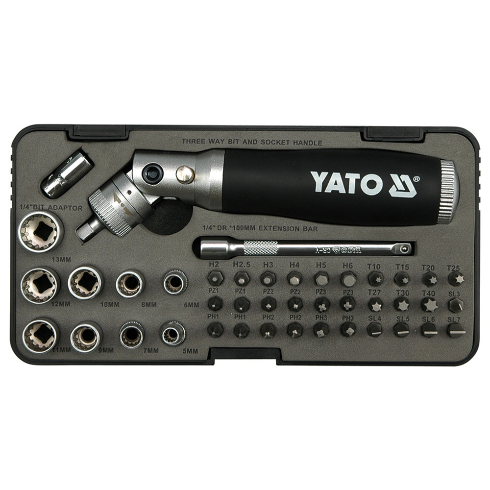 Yato Racsnis csavarhúzó készlet 42db-os (YT-2806)