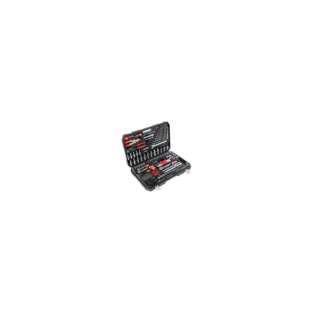 Yato Dugókulcs készlet racsnis hajtókarral 1/2", 3/8" 1/4" és szerszámkészlet 225 db-os (YT-38941) Yato Dugókulcs készlet racsnis hajtókarral 1/2", 3/8" 1/4" és szerszámkészlet 225 db-os (YT-38941)