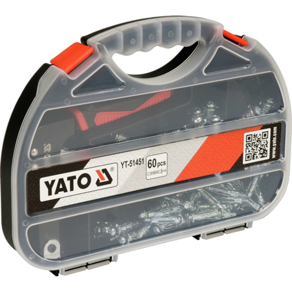 Yato Fogó plusz molly csavar készlet (YT-51451) Yato Fogó plusz molly csavar készlet (YT-51451)