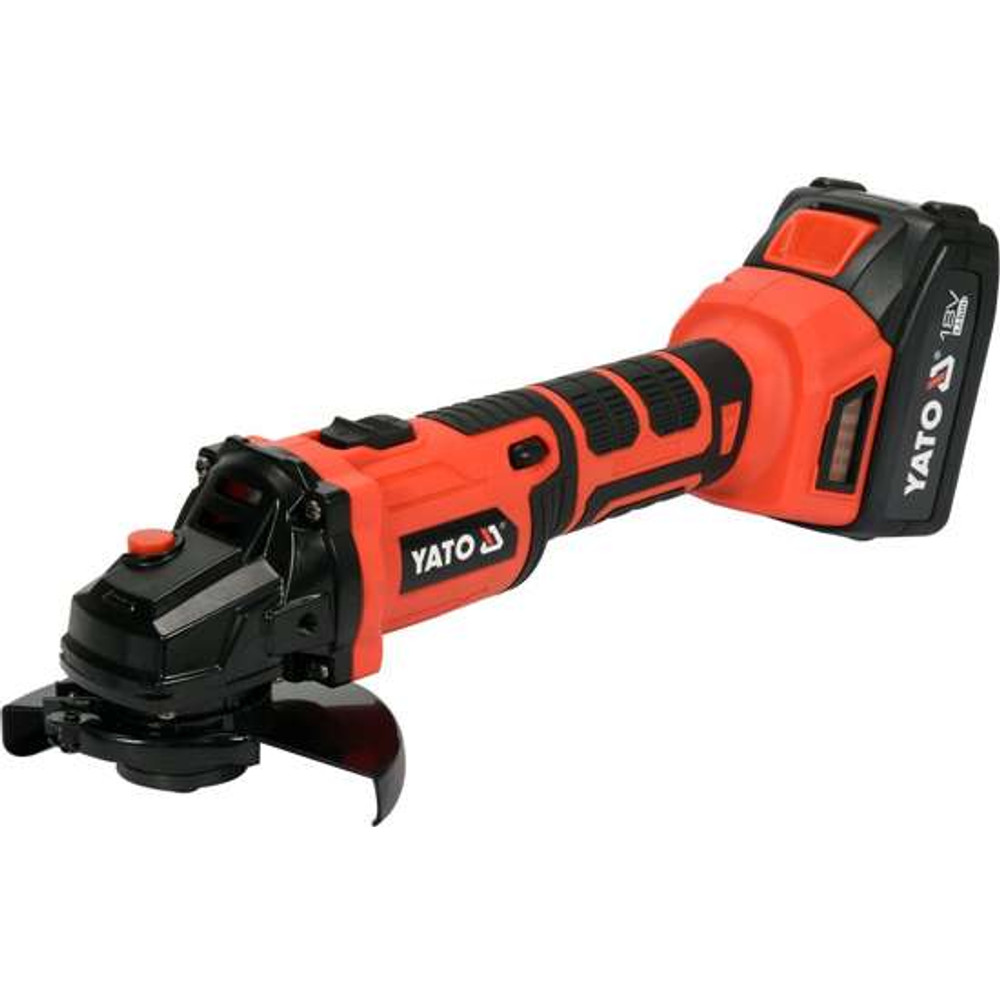 Yato Akkus Sarokcsiszoló szénkefe nélküli 2x4,0Ah akkuval (YT-828295) Yato Akkus Sarokcsiszoló szénkefe nélküli 2x4,0Ah akkuval (YT-828295)