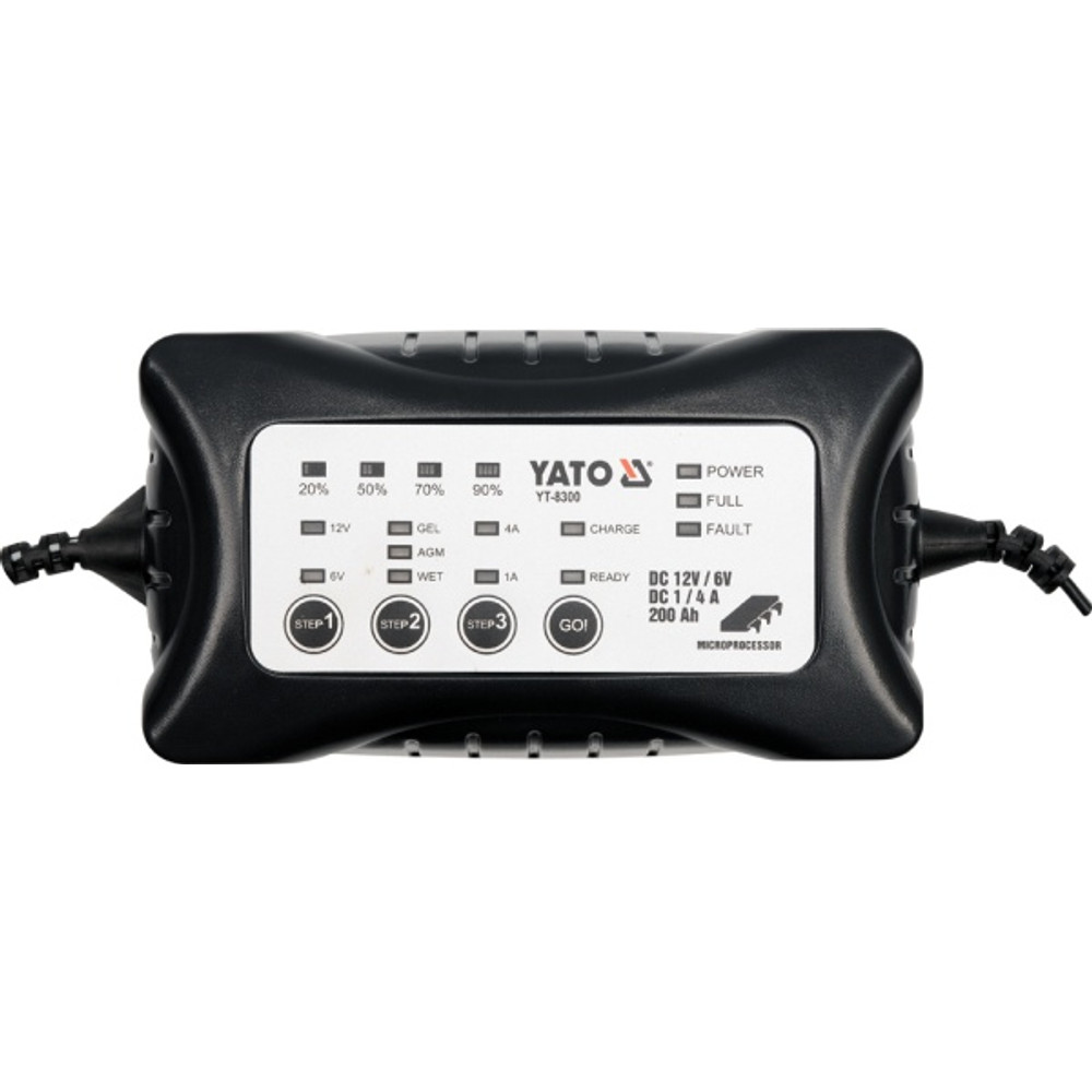 Yato Elektronikus akkumulátor töltő (YT-8300) Yato Elektronikus akkumulátor töltő (YT-8300)