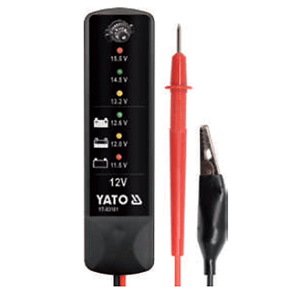 Yato Akkuteszter elemes 12V (YT-83101)