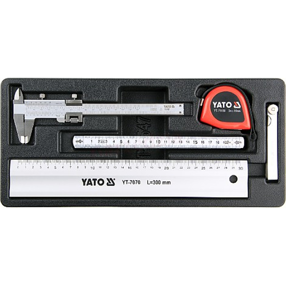 Yato Fiókbetét Mérőeszközök (YT-55474) Yato Fiókbetét Mérőeszközök (YT-55474)