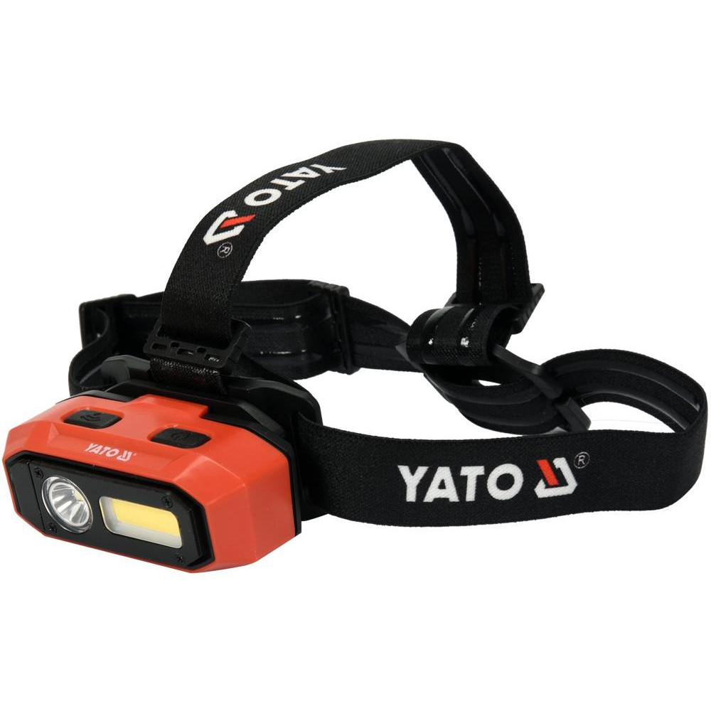 Yato akkus LED fejlámpa 800 Lumen mozgásérzékelős (YT-08594) Yato akkus LED fejlámpa 800 Lumen mozgásérzékelős (YT-08594)