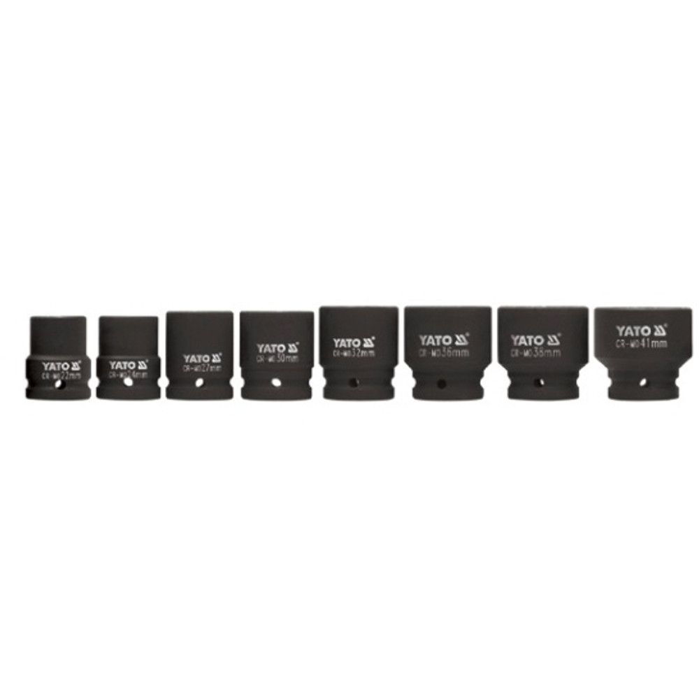 Yato Dugókulcs Készlet 3/4" Gépi, 22-41mm, 8db-os (YT-1115) Yato Dugókulcs Készlet 3/4" Gépi, 22-41mm, 8db-os (YT-1115)