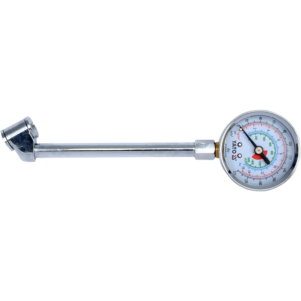 Yato keréknyomásmérő teherautókhoz 0-15 bar (YT-24301)