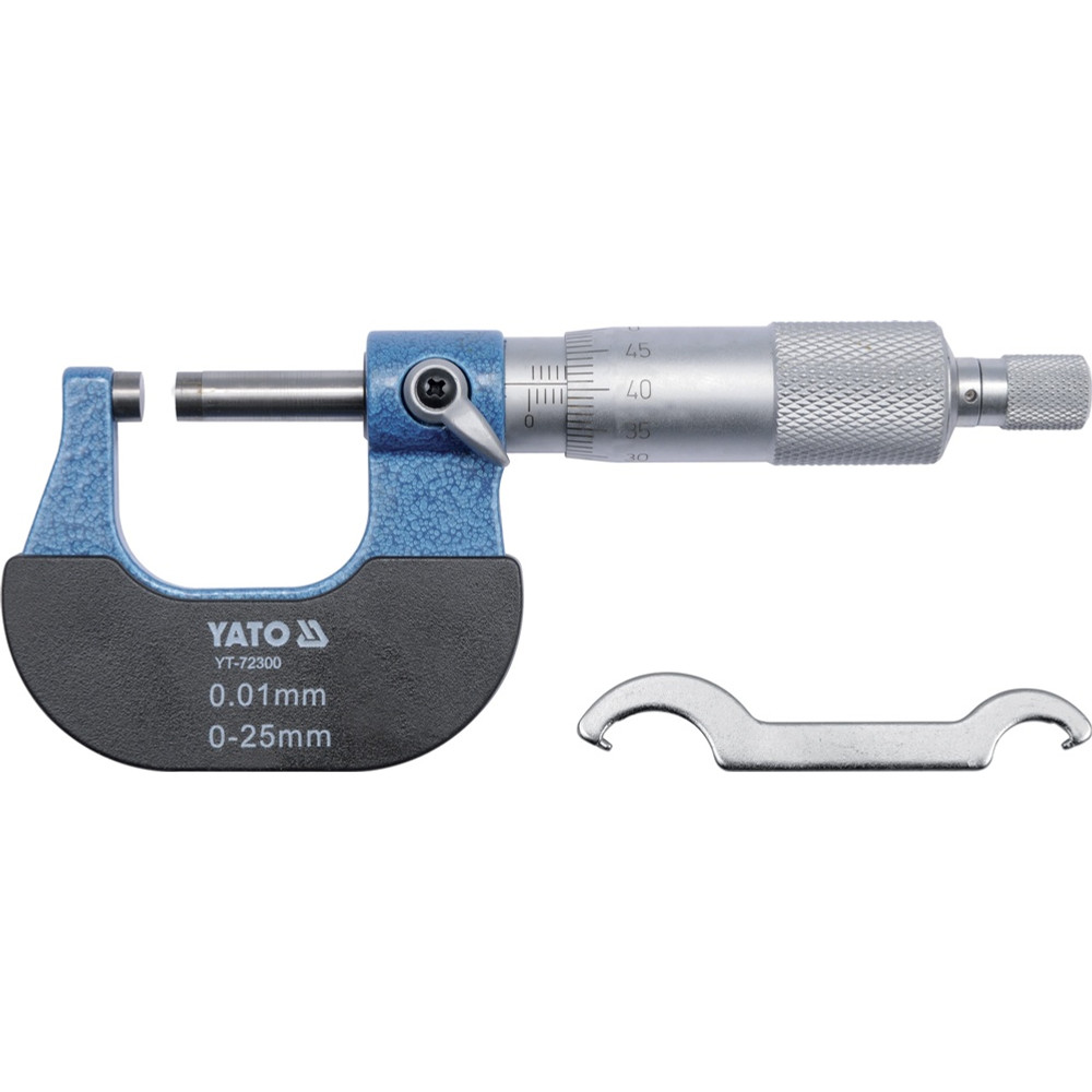 Yato Mikrométer 0-25 mm (YT-72300) Yato Mikrométer 0-25 mm (YT-72300)