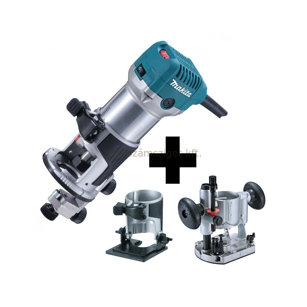 Makita RT0700CX2J Kombinált felsőmaró szett (710W)