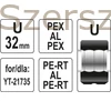 Kép 2/2 - Yato Krimpelő betét U típus 32 mm