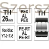Kép 2/2 - Yato Krimpelő betét TH típus 26mm