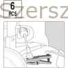 Kép 2/2 - Yato Gömbfejlehúzó készlet 6 részes (YT-06157)
