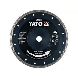 Yato Gyémánt vágókorong 230 x2,0 x 10 x 22,2 mm folytonos (YT-59975)
