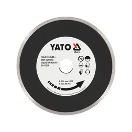 Yato Gyémánt vágókorong 180 x 2,2 x 5,3 x 25,4 mm folytonos (YT-6016) Yato Gyémánt vágókorong 180 x 2,2 x 5,3 x 25,4 mm folytonos (YT-6016)