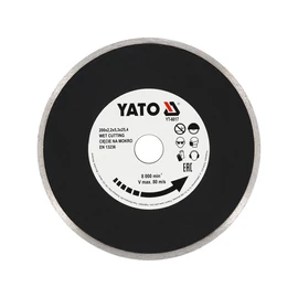 Yato Gyémánt vágókorong 200 x 2,2 x 5,3 x 25,4 mm folytonos (YT-6017) Yato Gyémánt vágókorong 200 x 2,2 x 5,3 x 25,4 mm folytonos (YT-6017)
