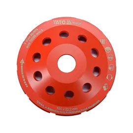 Yato Gyémánt fazékkorong 125 x 22,2 mm (YT-60322)