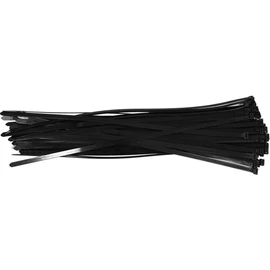 Yato kábelkötegelő fekete 350 x 7,6 mm 50db/cs (YT-70652)