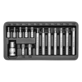 Yato Torx bit készlet 15 részes 1/2" (YT-0411) Yato Torx bit készlet 15 részes 1/2" (YT-0411)