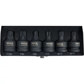 Yato 3/4" Gépi torx/spline bit készlet (YT-10653) Yato 3/4" Gépi torx/spline bit készlet (YT-10653)