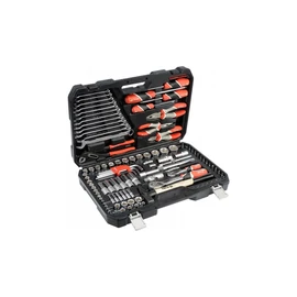 Yato Dugókulcs készlet racsnis hajtókarral 1/2", 1/4" és szerszámkészlet 122 db-os (YT-38901)