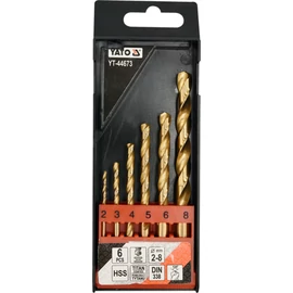 Yato Fúrószár készlet fémhez 6 részes (YT-44673) Yato Fúrószár készlet fémhez 6 részes (YT-44673)