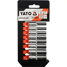 Yato Dugókulcs készlet 1/4" 6,3mm 8 részes (YT-14431)