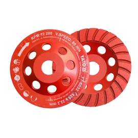 Yato Gyémánt fazékkorong 125 x 22,2 mm (YT-6032)