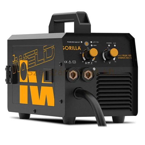 Iweld Gorilla Multiflux 153 Synergic Nogas hegesztő inverter