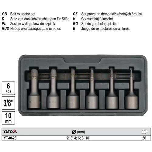 Yato Csavarkihajtó készlet 6 részes (YT-0623)