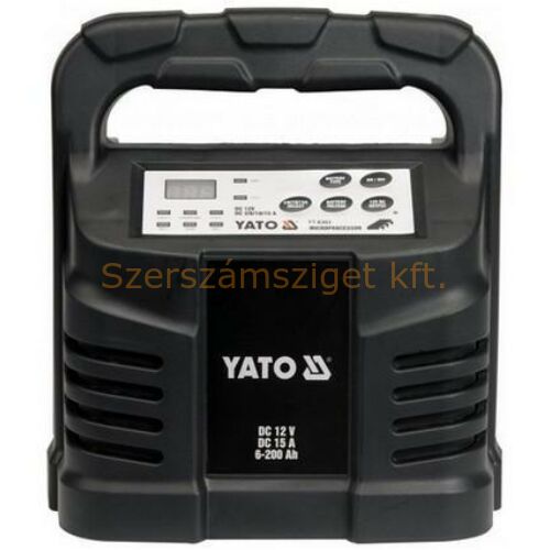 Yato Elektronikus akkumulátor töltő 15A (YT-8303)